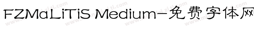 FZMaLiTiS Medium字体转换